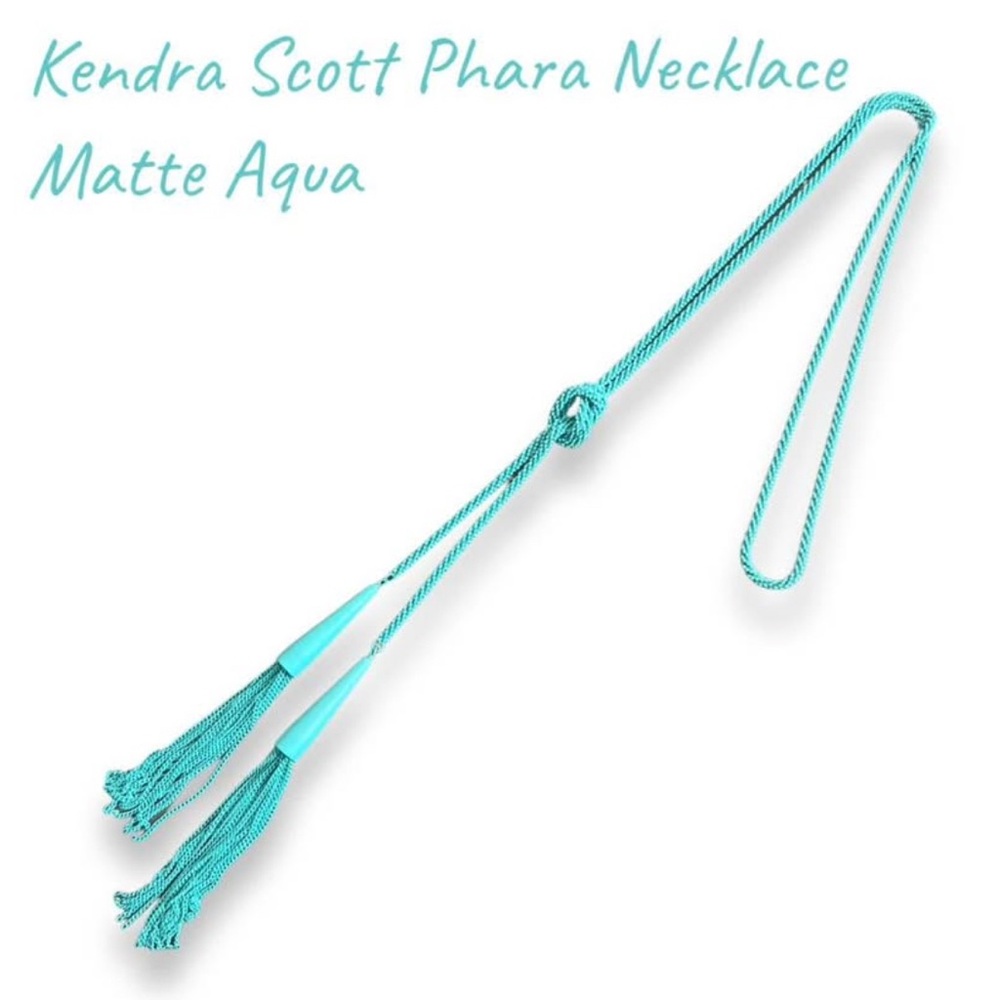 Kendra Scott Phara Necklace in Matte Aqua NWOT
